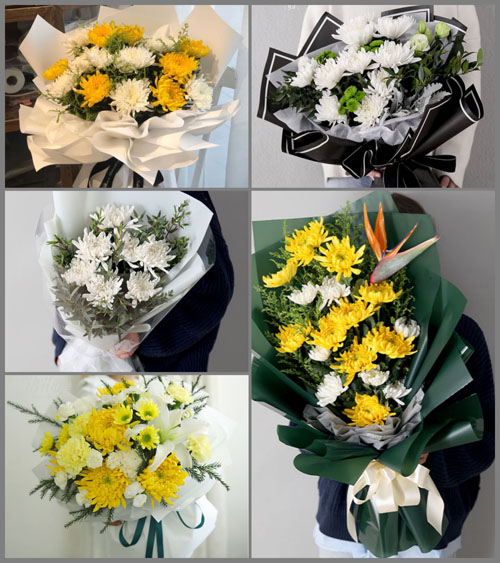 广西梧州万秀区龙湖镇白事花束代送